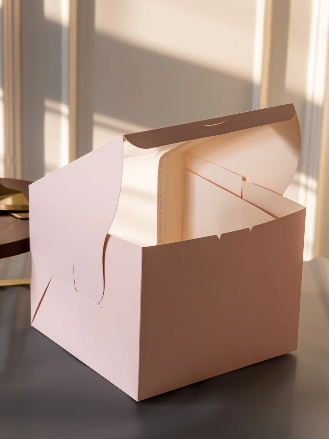 10x10x8 Inch Cake Box - Lush Pink