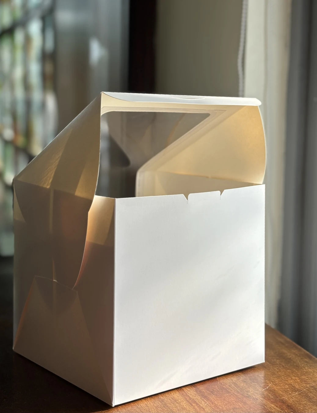 8x8x8 Inch Cake Box - Ivory