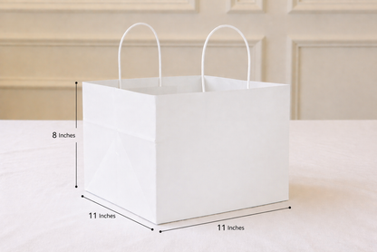 11x11x8' Inch Paper Bag - 1Kg Cake Bags