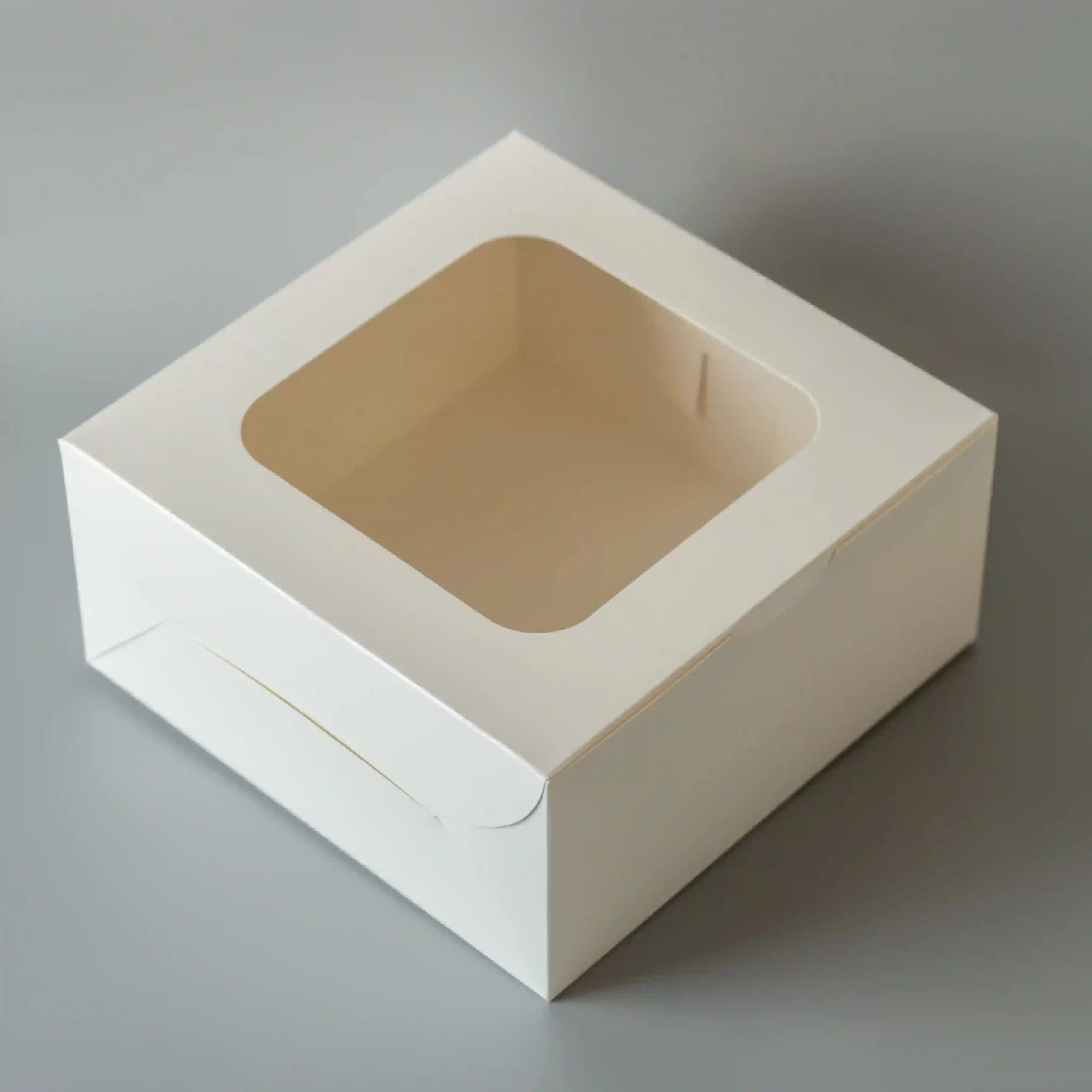 1 Kg Cake Box - White - 10x10x5' Inches | The Elite Box Company