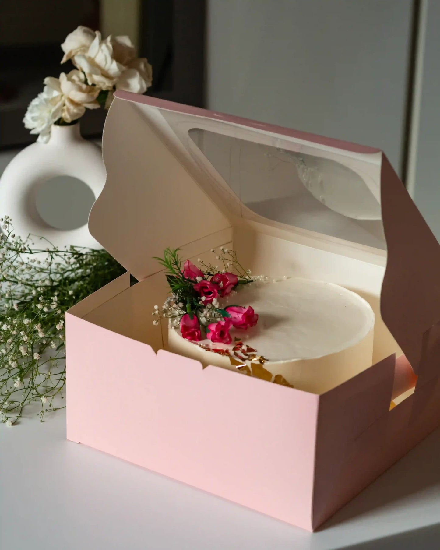 1 Kg Cake Box - Lush Pink