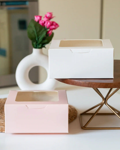 Cheese Cake Box - Ivory