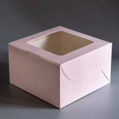 Half Kg Cake Box (1/2 Kg)- Lush Pink