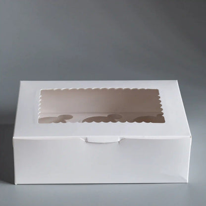 Cupcake Box For 6 - Ivory