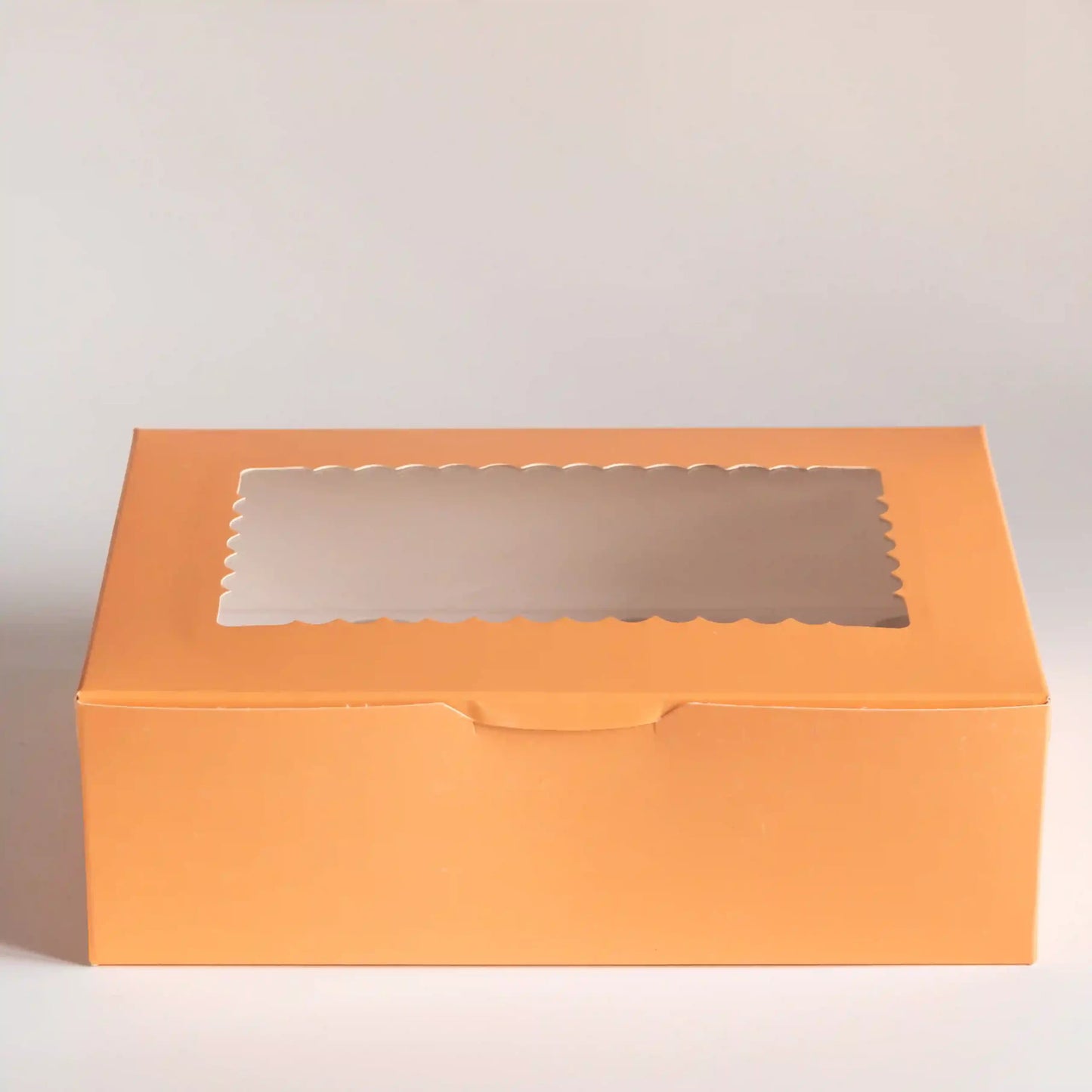 Cupcake Box For 6 - Peach