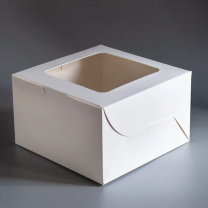 Half Kg Cake Box (1/2 Kg) - Ivory