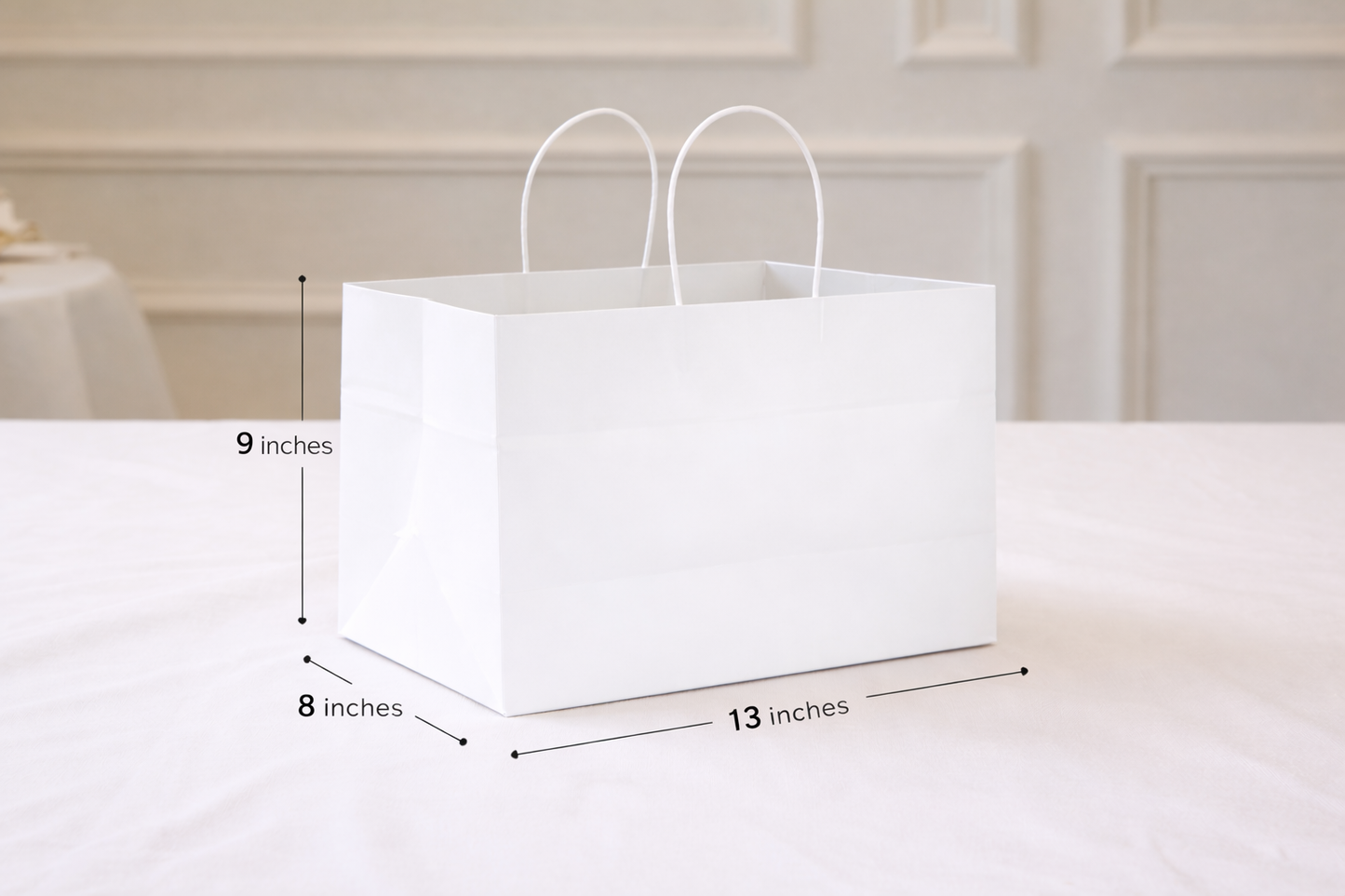 13x8x9' Inch Paper Bag - Half Kg Cake Bag