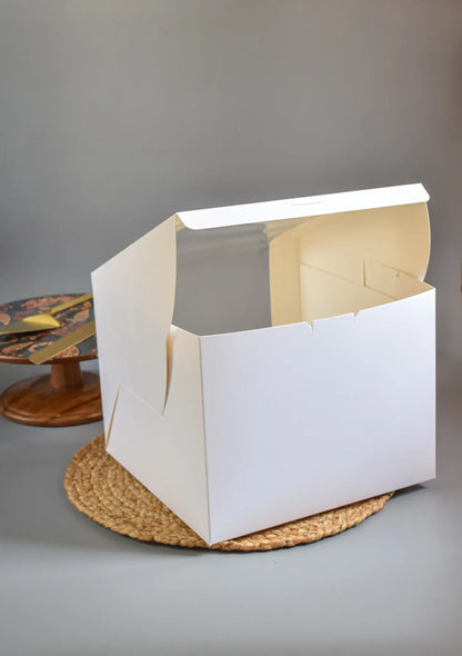 10x10x8 Inch Cake Box - Ivory