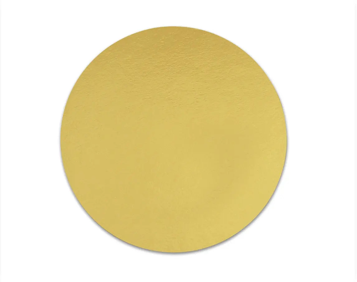 8' Inch MDF Cake Base Board - Gold