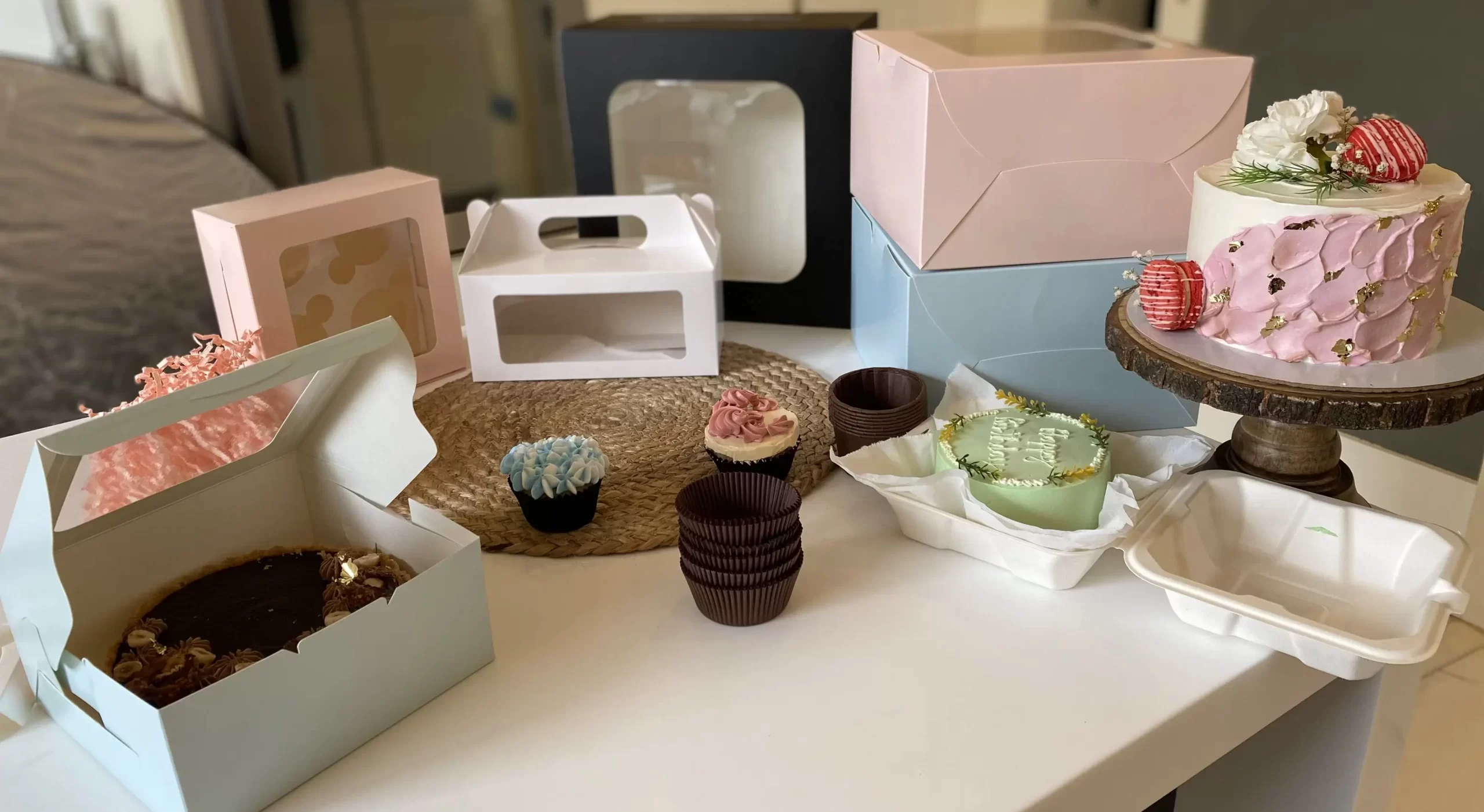 Single Cupcake Box with Insert - Clear PVC Box | Lollipop Cake Supplies