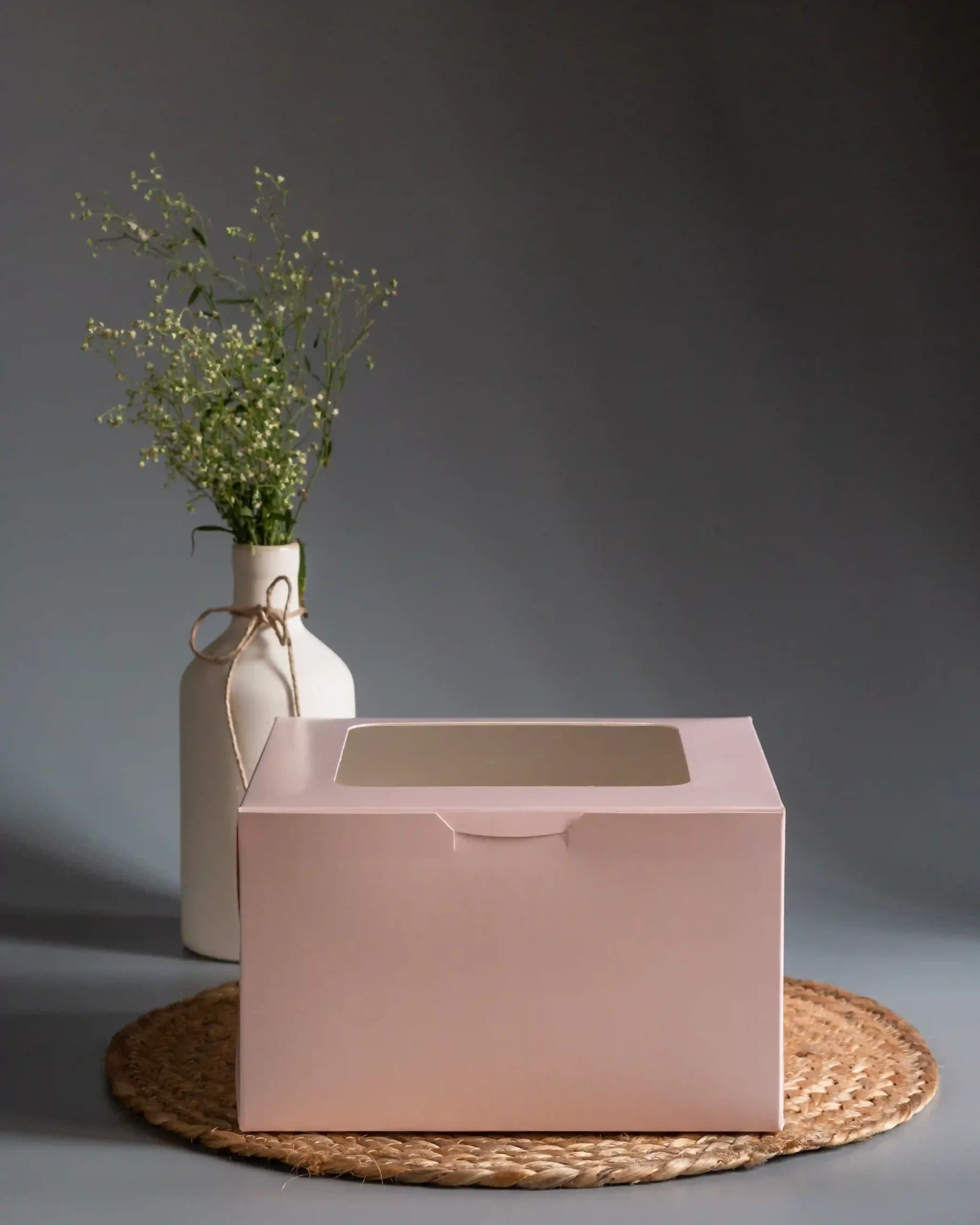 Pink Cake Box- THE ELITE BOX COMPANY