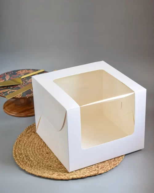 10X10X8 Inch Cake Box With Window - Wholesale Prices